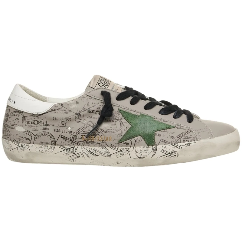 Golden Goose Low-Top-Sneaker Sneakers 'Super-Star' grau