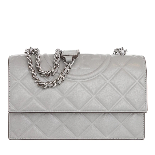 Tory Burch Schultertasche Fleming Small Convertible Shoulder Bag Gray