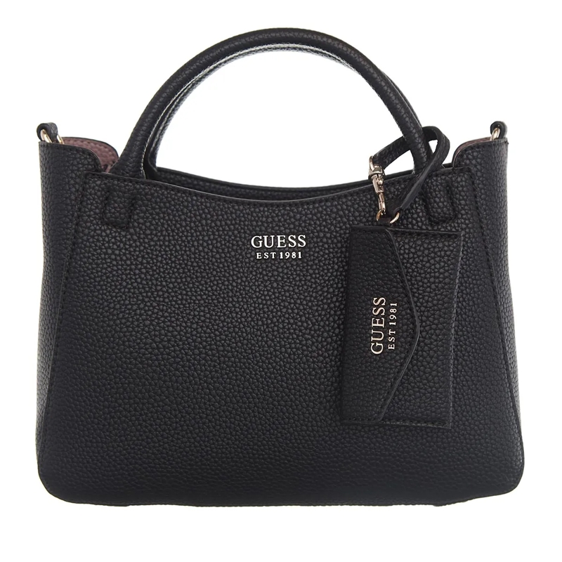 Guess Tote Brenton Sml Girlfriend Satchel Black