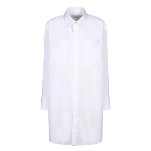 Sacai Long Sleeve Poplin Cotton Shirt White 