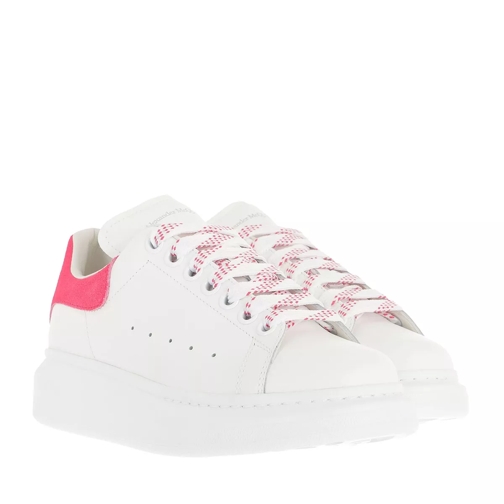 Alexander McQueen Oversized Sneakers Leather White Red Low-Top Sneaker