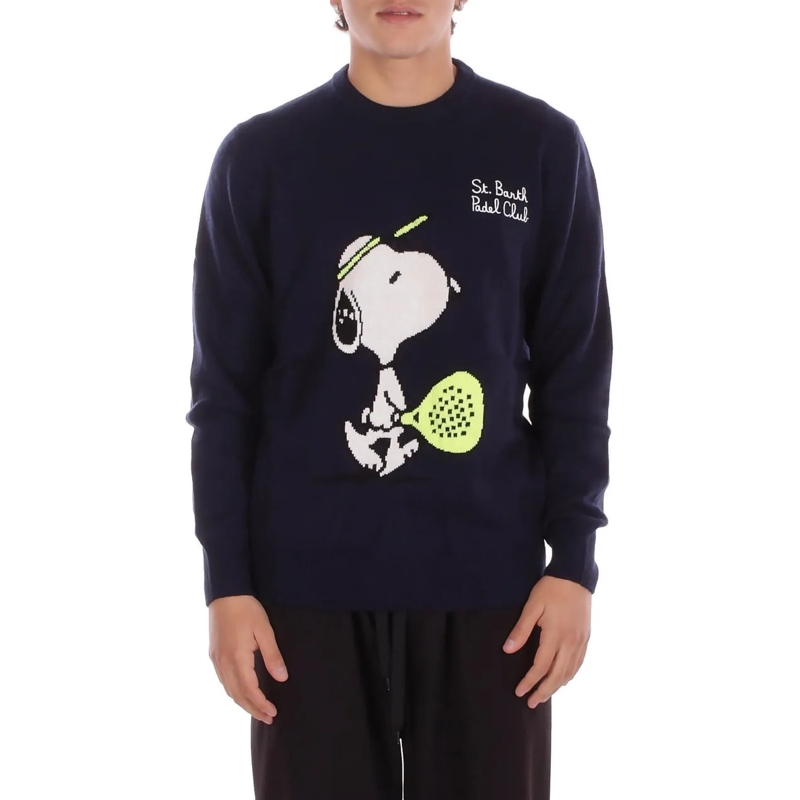 Mc2 Saint Barth  Sweaters Blue blau