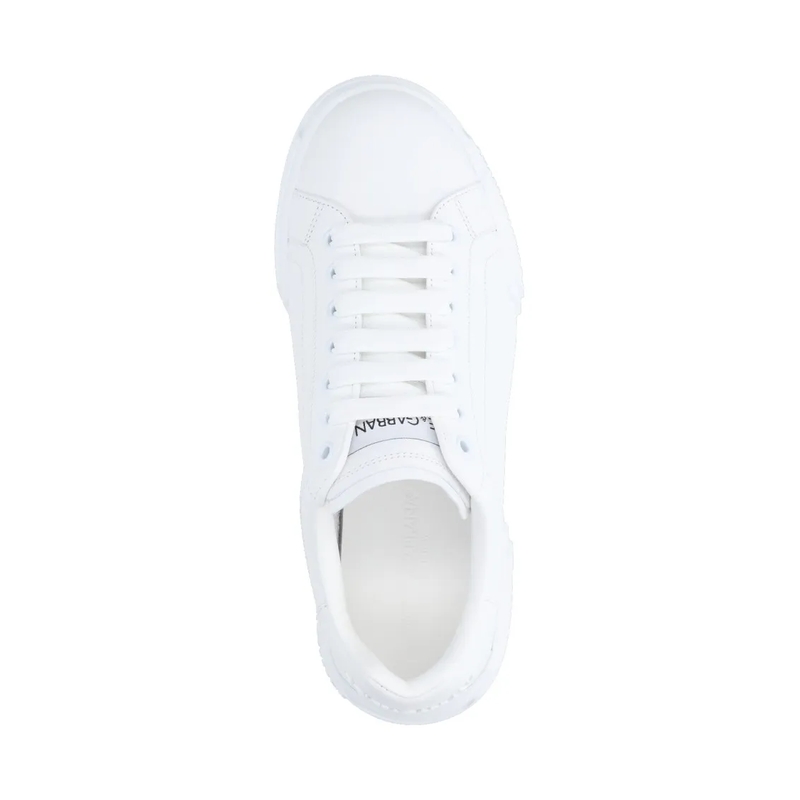 Dolce&Gabbana Low-Top-Sneaker 'Portofino Vintage' Sneakers – White White(Image 9)