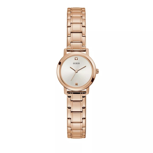 Guess Ladies Dress Stainless Steel Watch Rose Gold Tone Montre habillée