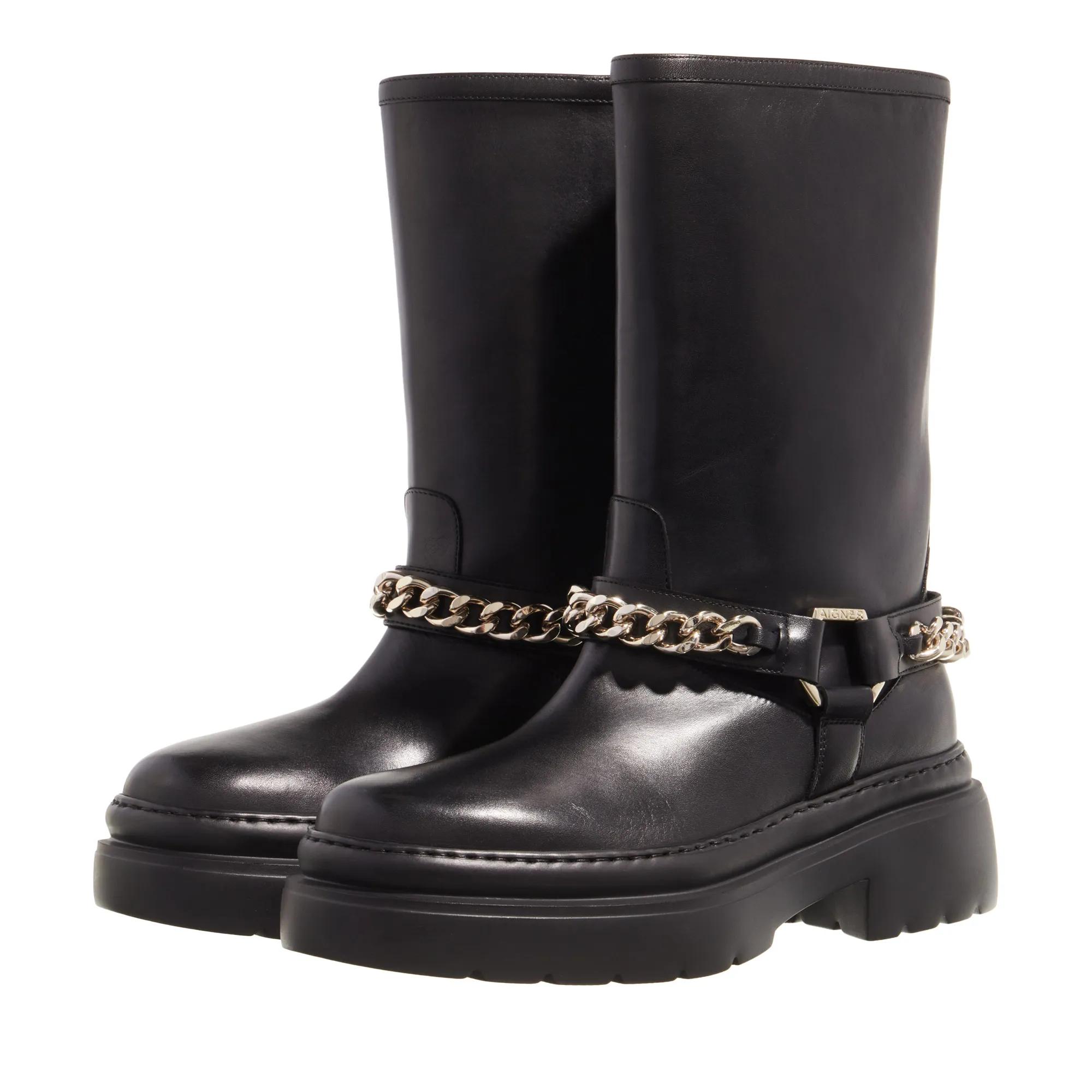 Aigner Boots & Stiefeletten - Aila 13 - Gr. 39 (EU) - in Schwarz - für Damen