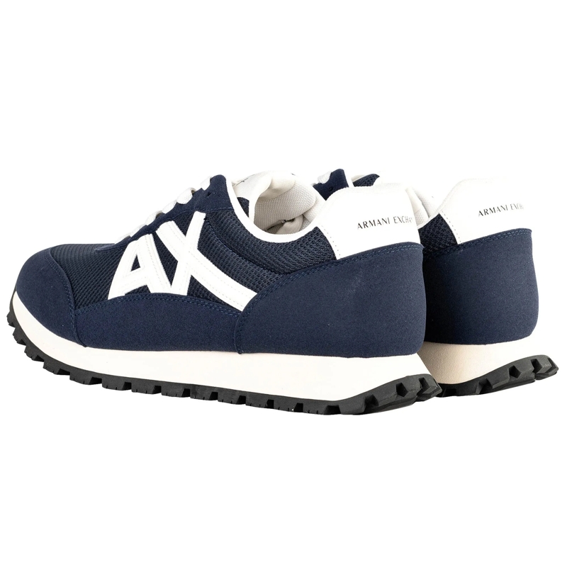 Armani Exchange Low-Top-Sneaker SNEAKER DROP MICROSUEDE+MESH+CALF PU blau(Image 2)