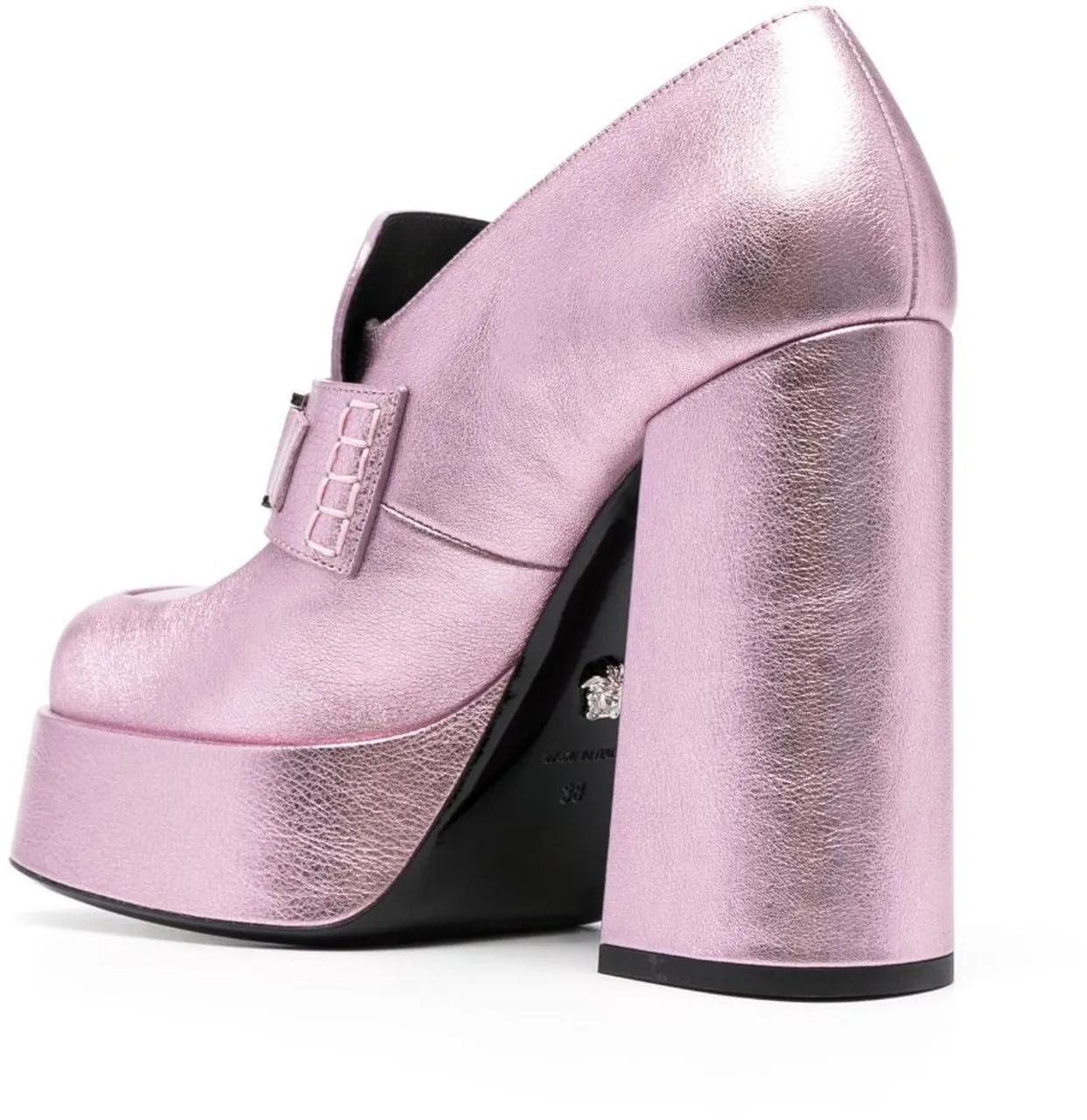 Thumbnail - Versace Loafer - Flat Shoes Pinkpalladium - Gr. 40 (EU) - in Gold - für Damen