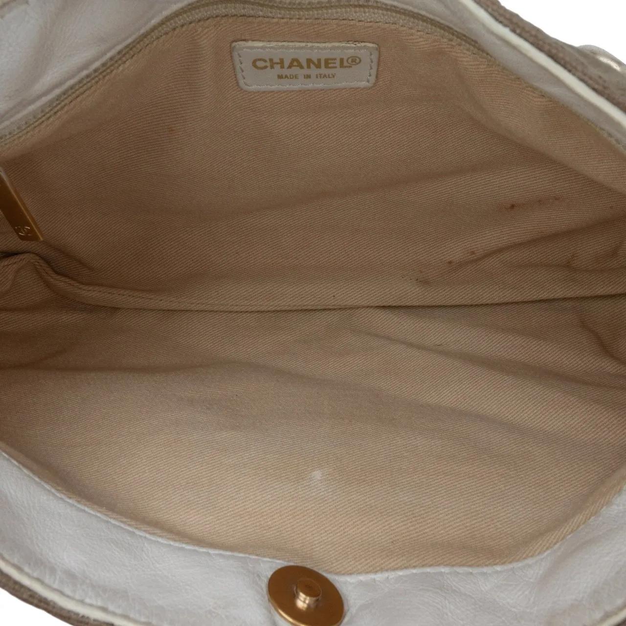 Chanel Hobo bags 2003-2004 Canvas Olsen Shoulder Bag in bruin