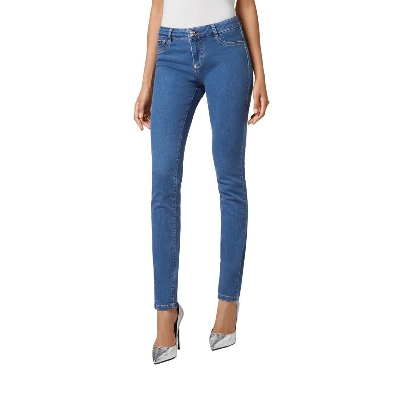 Philipp Plein Skinny-Leg-Jeans Jeggings blau(Image 3)