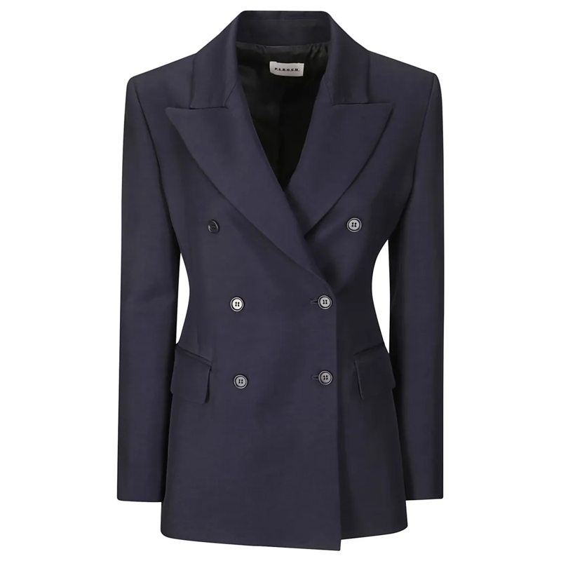 P.A.R.O.S.H. Blazer Double-Breasted Blazer Blue