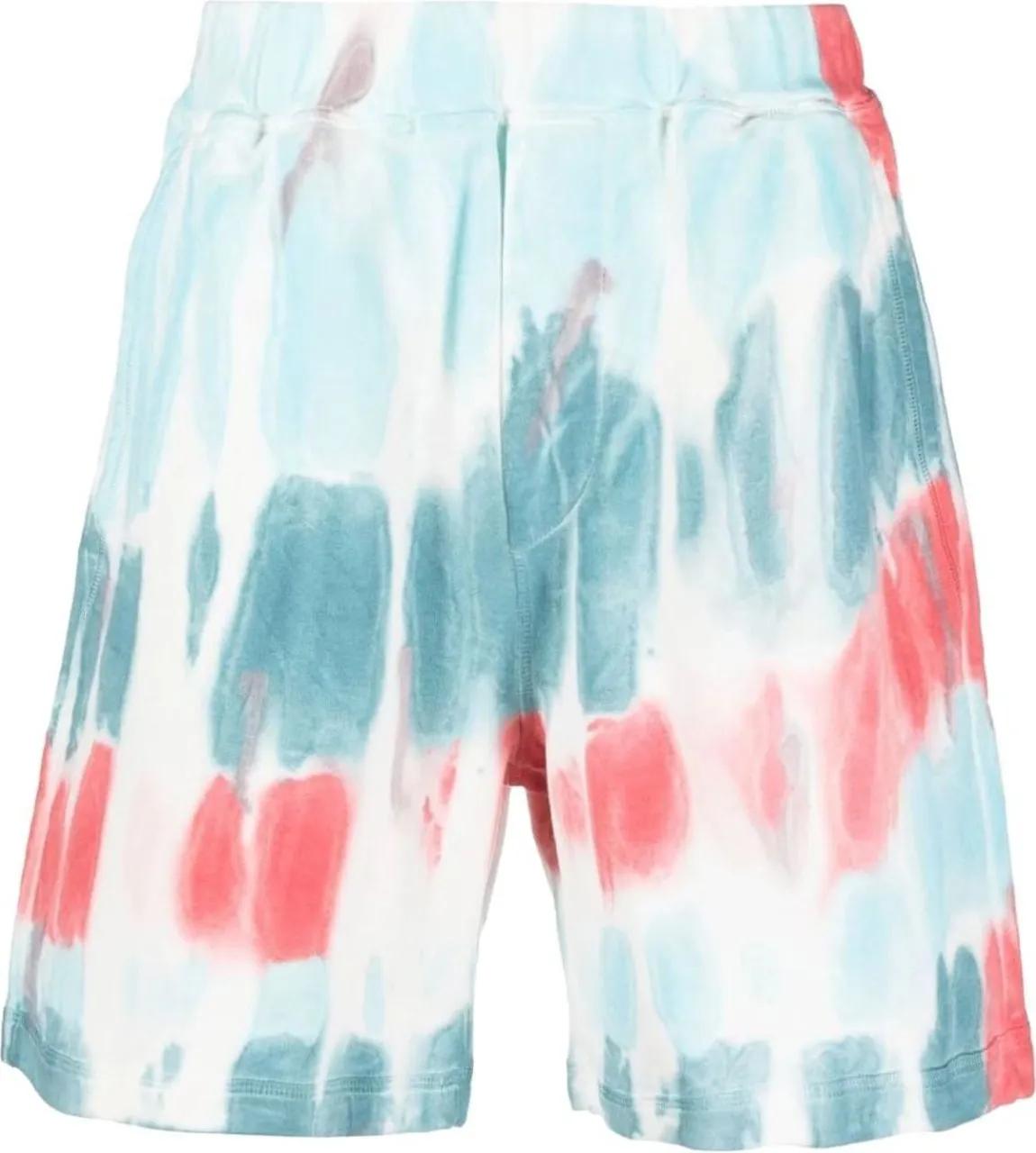 Thumbnail - Dsquared2 - Tie Dye Distressed Relax Fit Shorts - Größe M - bunt