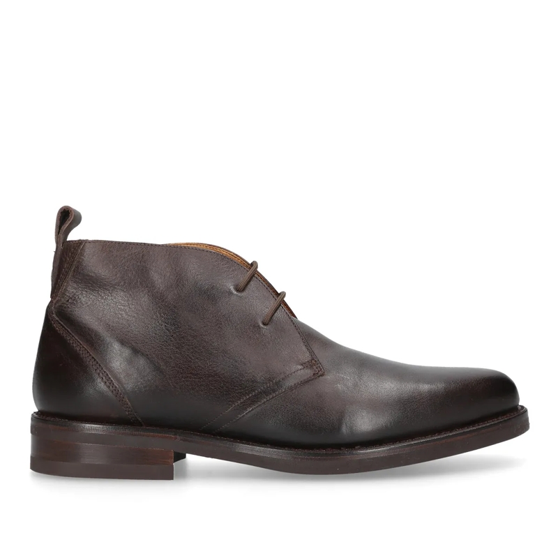 Heinrich Dinkelacker Schnürstiefel George Boots Genf Plain N- Vollständig rahmengen dunkel-braun