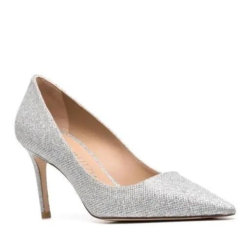 Stuart Weitzman Pumps & High Heels - 90Mm Glitter Pumps - Gr. 36,5 (EU) - in Weiß - für Damen