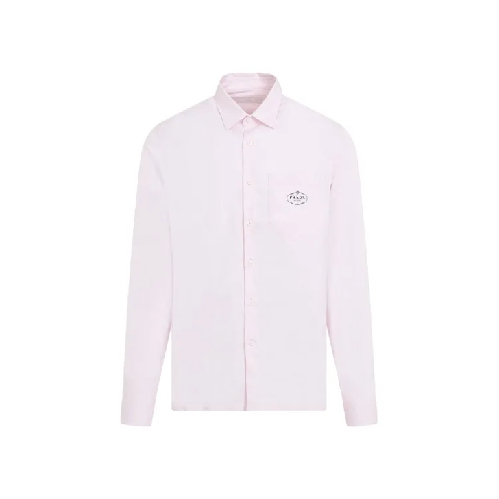 Prada Pink Cotton Shirt Pink