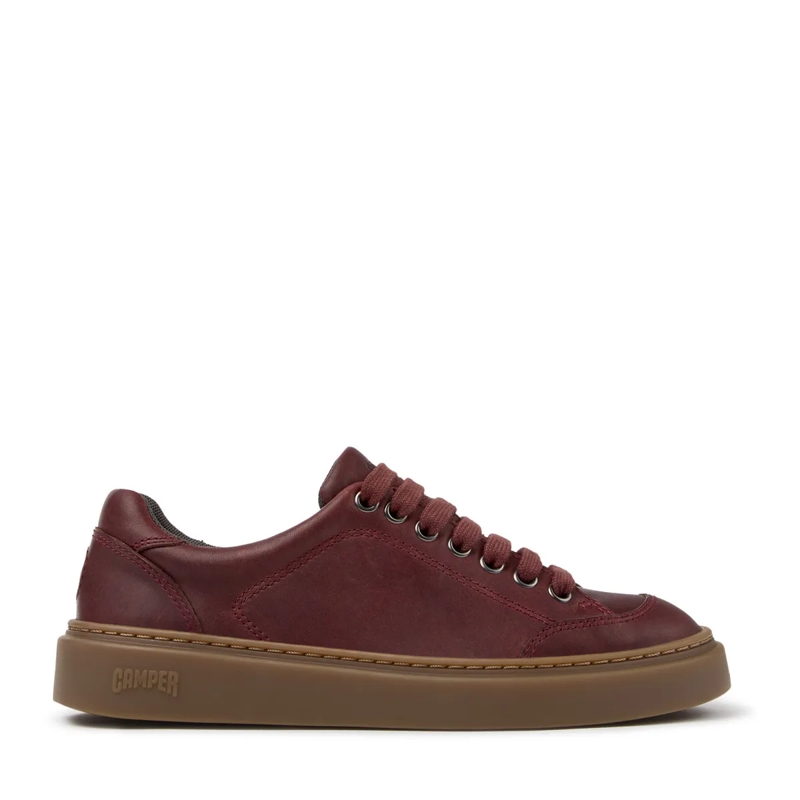 Camper Low-Top-Sneaker - Zertifikat der Leather Working Group- Schuhmach burgund