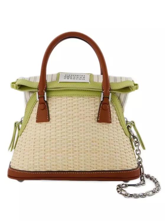 Maison Margiela Shopper - 5Ac Classique Micro Handbag - Cèdro - Gr. unisize - in Beige - für Damen