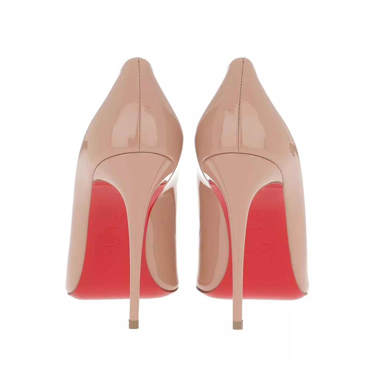 Christian Louboutin So Kate 100 Patent-leather Pumps In Pk1a Nude