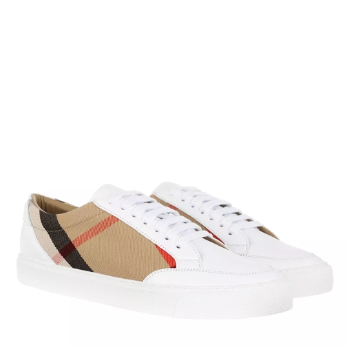 Burberry House Check Sneakers White sneaker basse