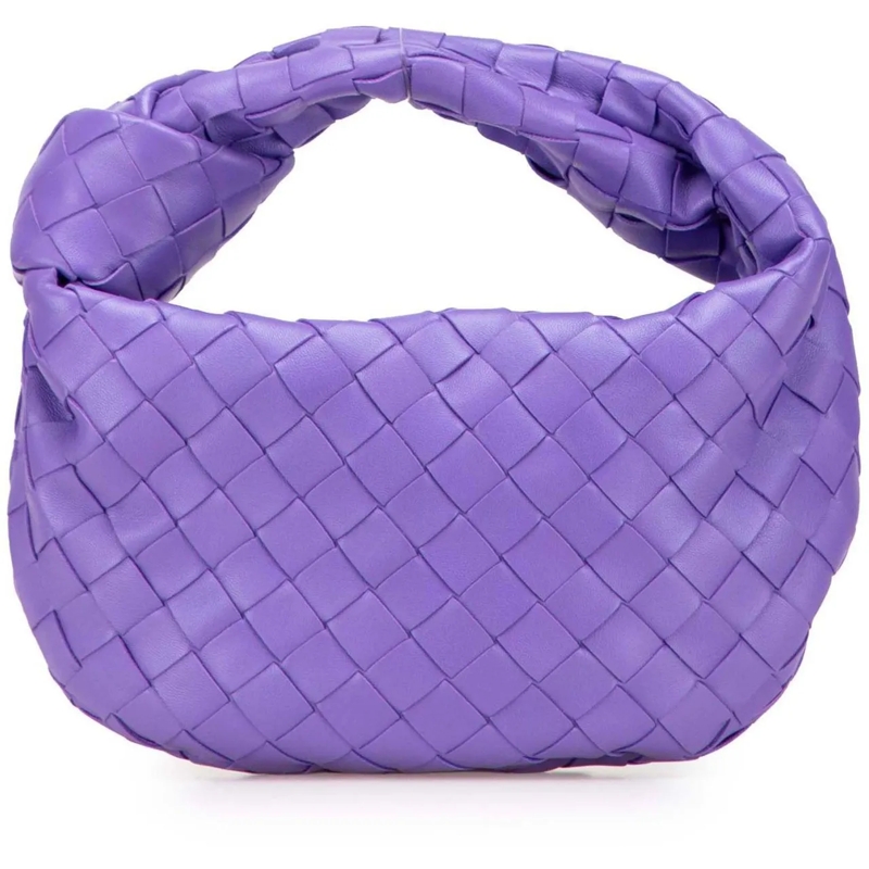 Bottega Veneta Sac à bandoulière Mini Nappa Intrecciato Jodie lila