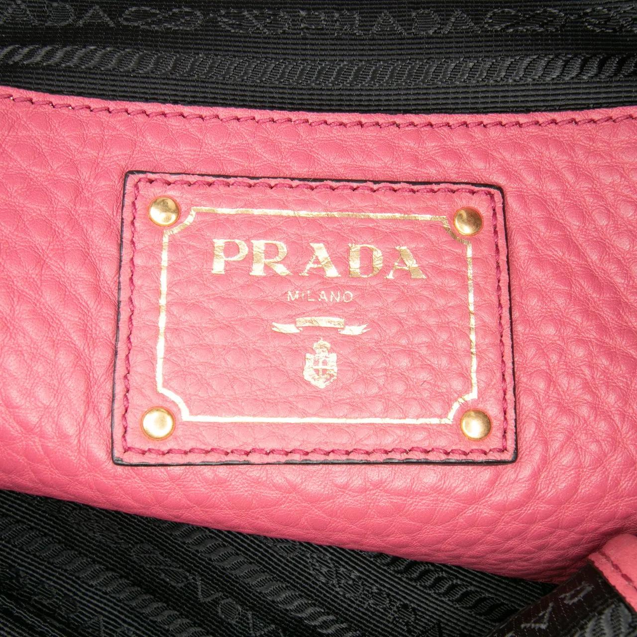 Thumbnail - Prada Hobo Bags - Vitello Daino Open Convertible Tote - Gr. unisize - in Gold - für Damen