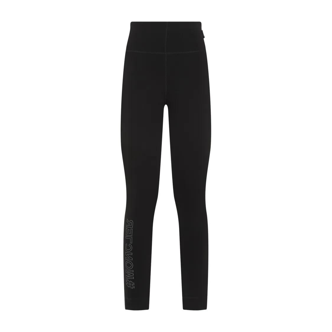 Moncler - Black Polyamide Leggings - Größe M - schwarz