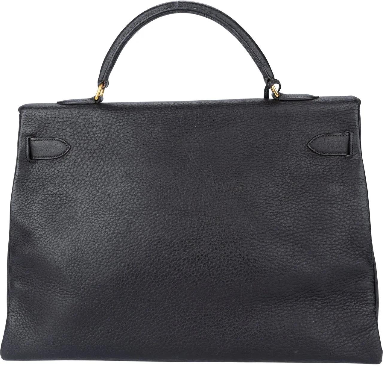 Thumbnail - Hermès Crossbody Bags - Hermes Noir Ardennes Leather Kelly 40 Handbag - Gr. unisize - in Bunt - für Damen