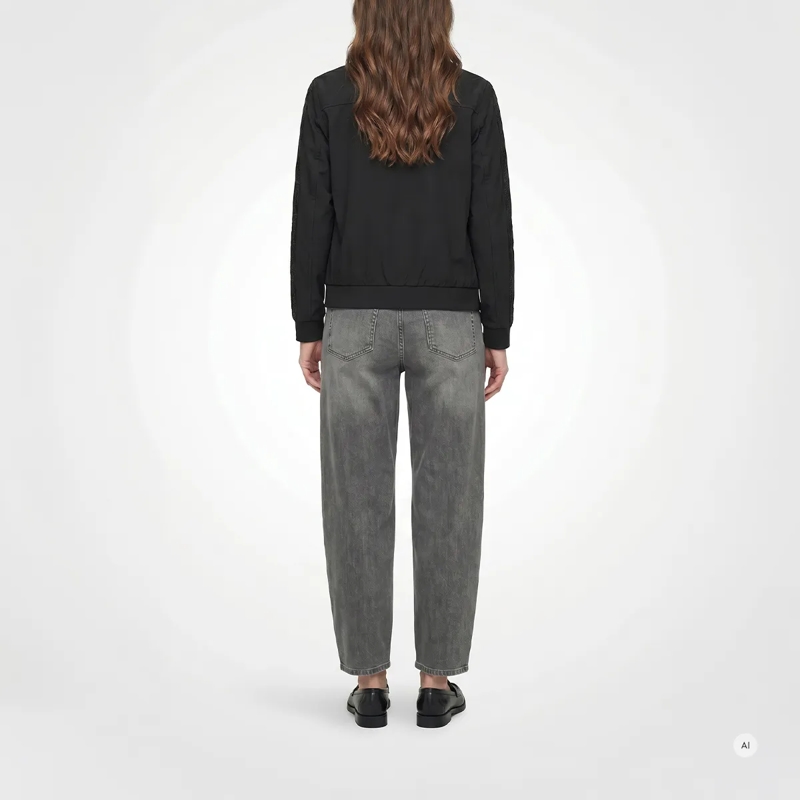Marc Aurel Barrel-Jeans Diese Barreljeans interpretiert den Utility-Look a schwarz(Image 4)