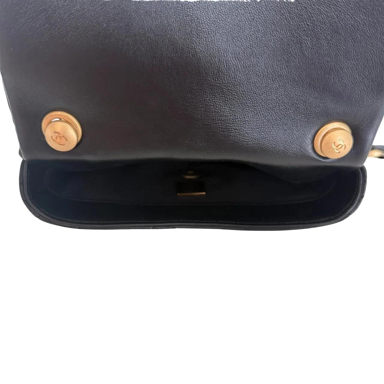 Thumbnail - Chanel Crossbody Bags - Chanel Mini Quilted Candy Chain Flap Bag Lambskin - Gr. unisize - in Schwarz - für Damen