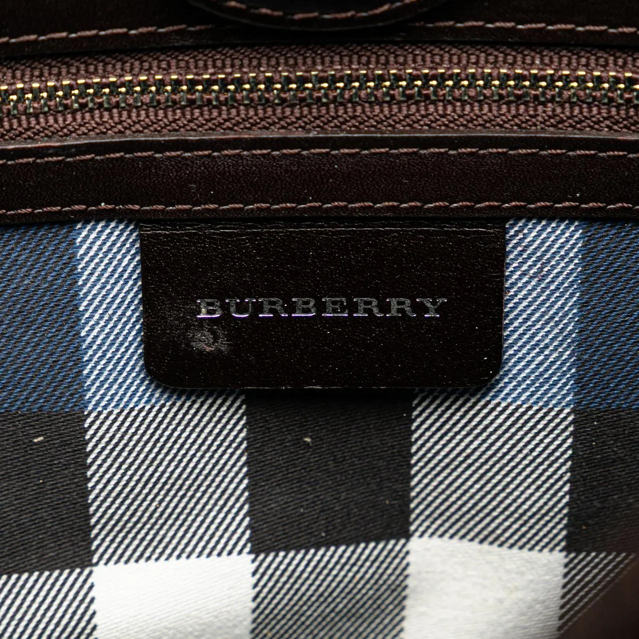 Thumbnail - Burberry Hobo Bags - Straw and Leather Shoulder Bag - Gr. unisize - in Braun - für Damen