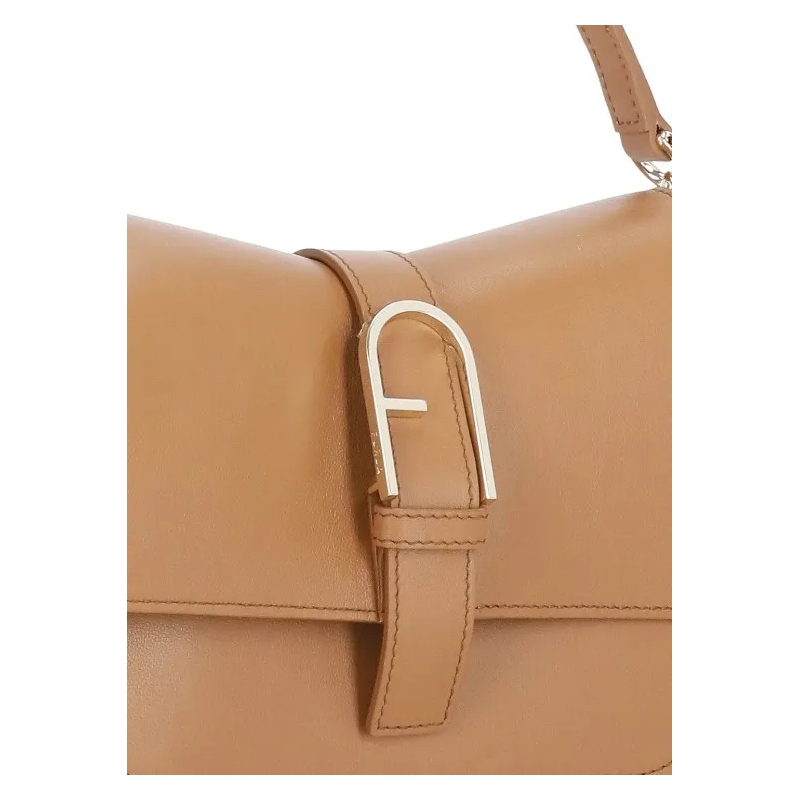 Furla Schultertasche Furla Flow M Top Handle Brandy(Image 8)