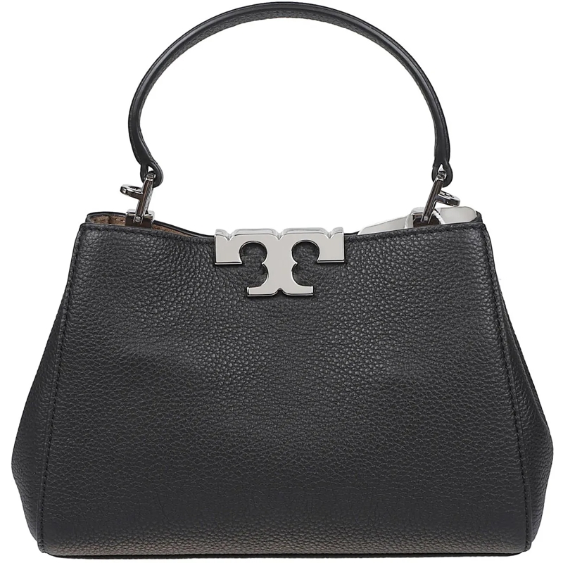 Tory Burch Fourre-tout Mini Eleanor Soft Satchel Bag Black schwarz