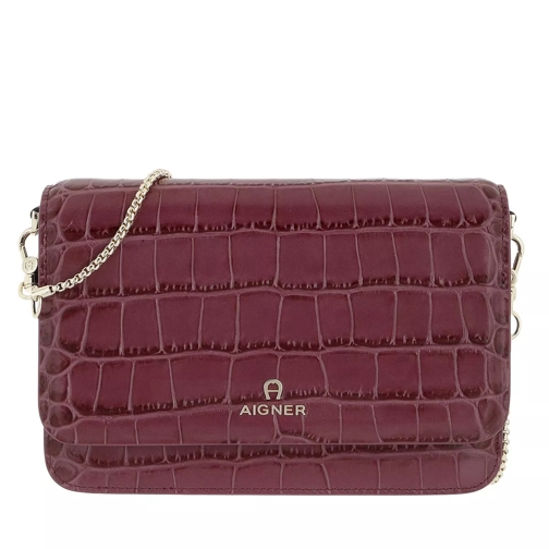 AIGNER Fashion Wallet Burgundy Wallet On A Chain