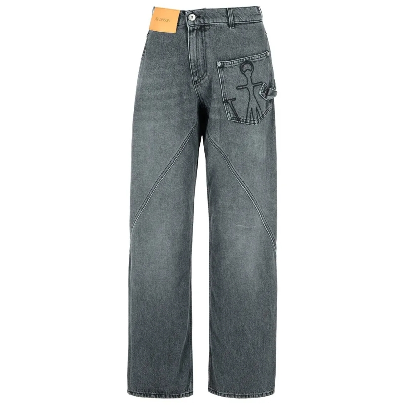J.W.Anderson Jeans Twisted Workwear Jeans Grey
