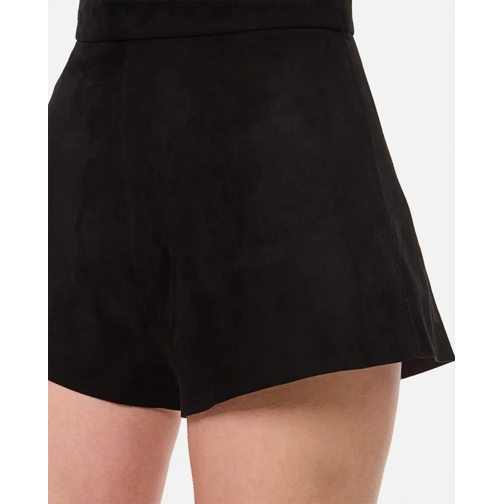 Max Mara Short décontracté Cedro Suede Shorts Black (Image 4)