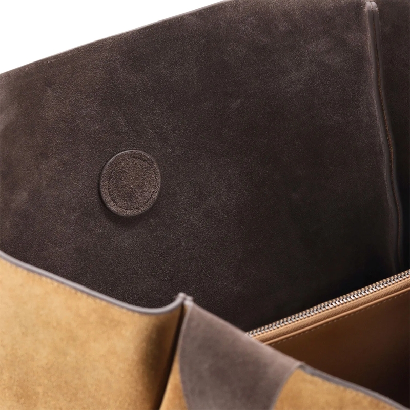 Hogan Crossbody Bag Shopper Trend aus Veloursleder braun(Image 6)