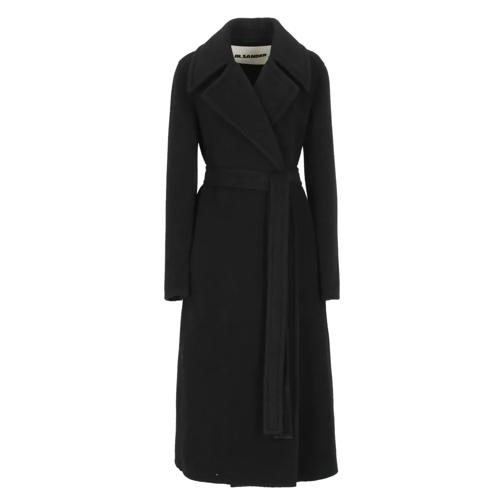 Jil Sander  Lama Coat Black