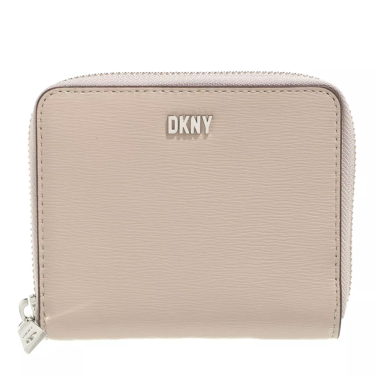 DKNY Portemonnaie - Bryant Small Zip Around - Gr. unisize - in Creme - für Damen