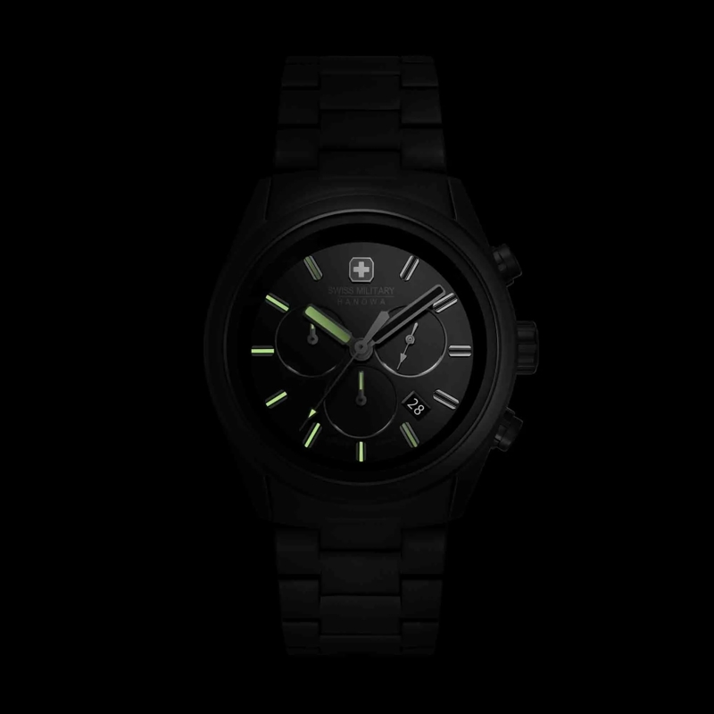 Swiss Military Hanowa Automatikuhr Quarzuhr Navalus Pro Chrono schwarz(Image 6)