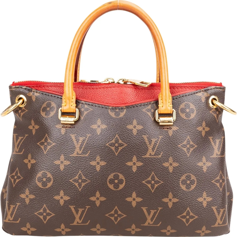 Louis Vuitton Tote Louis Vuitton Canvas Monogram Pallas PM Handbag braun