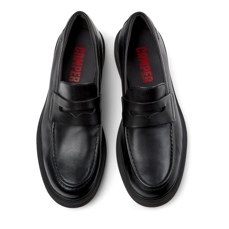 Camper Schnürschuhe Mokassins Norman schwarz(Image 5)