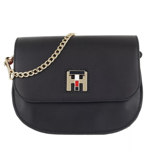 Tommy Hilfiger Twist Leather Crossover Corporate Mix Crossbody Bag