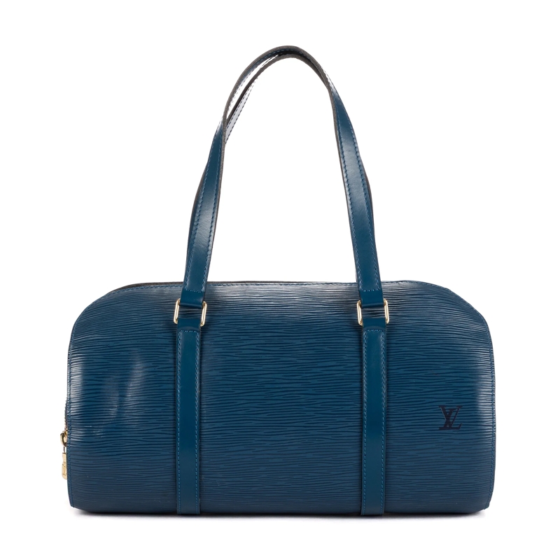 Louis Vuitton Schultertasche Soufflot blau
