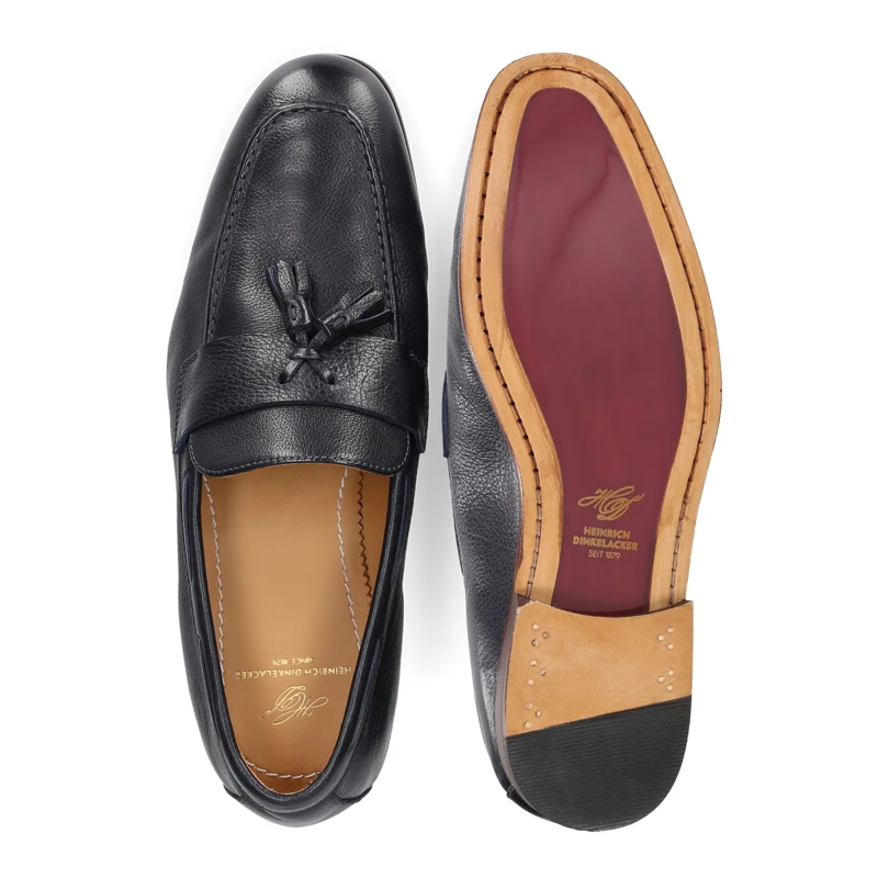 Heinrich Dinkelacker Loafer Loafer Amalfi Plain Tassel W dunkel-blau(Image 4)