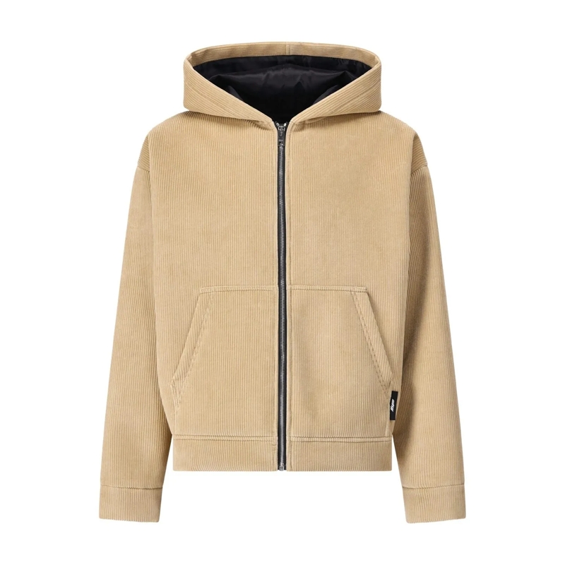 MSGM Overgangsjas Oversized Cordjacke Beige