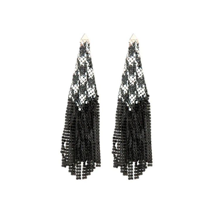 ピアス Rabanne Knitted Design Earrings With Intricate Beadwork Rabanne Knitted Design With Intricate Beadwork | THE LIST