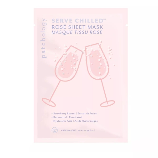 Patchology Serve Chilled Serve Chilled™ Rosé Sheet Mask 4 Pack Feuchtigkeitsmaske