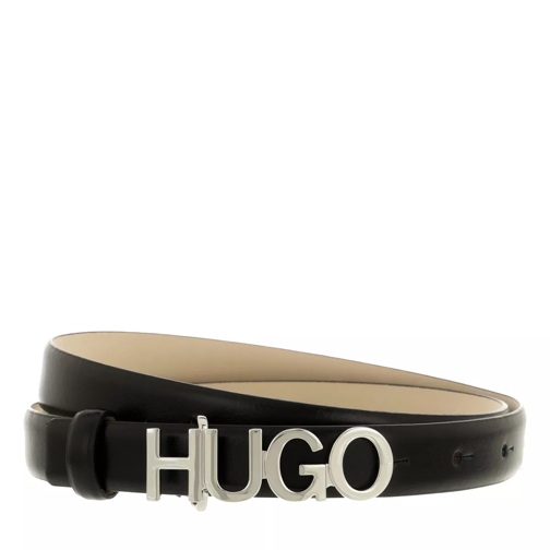 Hugo Zula Belt 2 cm Black Smalt skärp