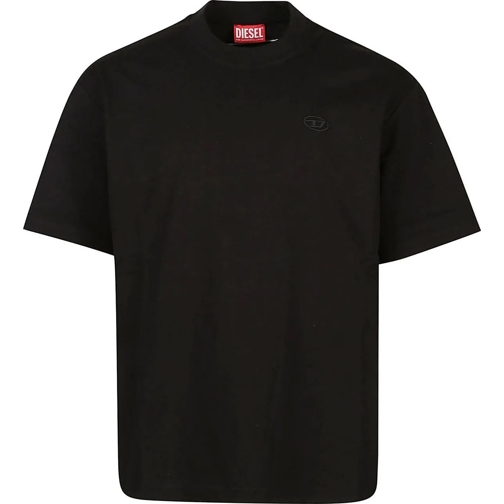 Diesel T-shirts T-boggy Megoval-d T-shirt Black schwarz