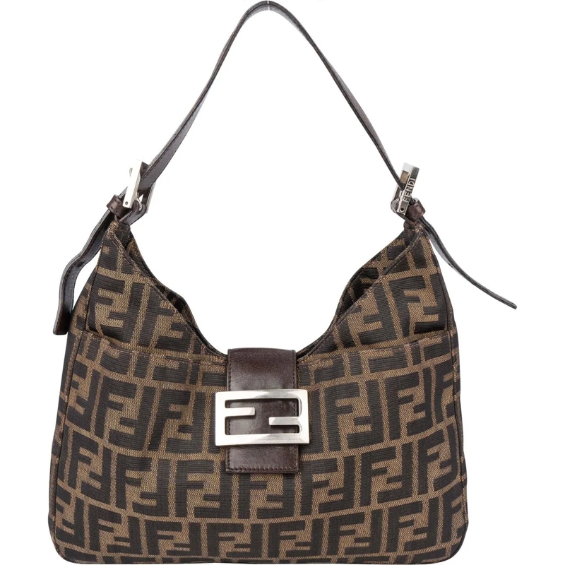 Fendi Schultertasche Fendi FF Monogram Baguette Shoulder Bag mehrfarbig