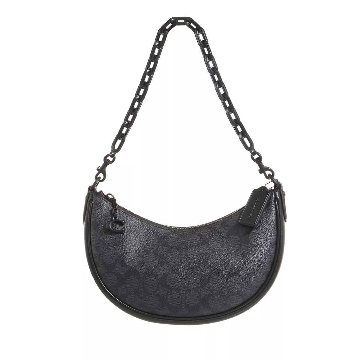 Coach Hobo Bag - Coated Canvas Signature Mira Shoulder Bag - Gr. unisize - in Schwarz - für Damen